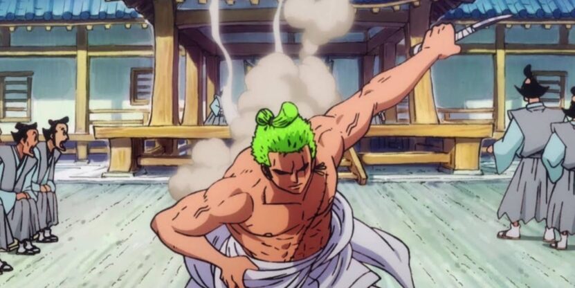 One Piece Lame Seppuku et son utilisation par Zoro pour tuer un méchant magistrat