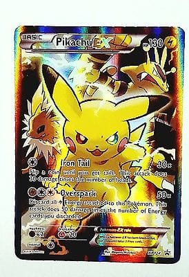 carte pokemon Pikachu EX full art